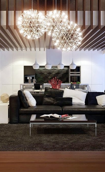 Elegant modern living room with VJProfessional Interior Design touches
